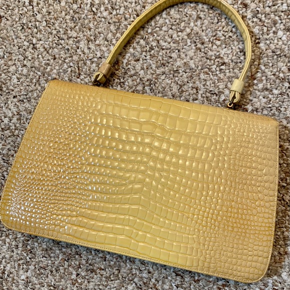 Vintage J. Miller yellow purse - Picture 2 of 6